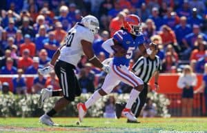 Florida Gators quarterback Emory Jones runs against Idaho in the Swamp- 1280x853