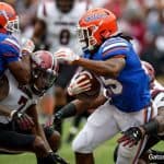 Florida Gators running back Jordan Scarlett runs against South Carolina- 1280x853