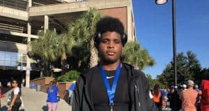 South Carolina offensive line commit Issiah Walker visiting the Florida Gators- 1280x960