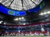 Florida Gators practice on Wednesday, December 26, 2018 at the Mercedes Benz Stadium in Atlanta. Florida will face Michigan in the 2018 Peach Bowl on December 29, 2018. (Jason Parkhurst via Abell Images for the Chick-fil-A Peach Bowl)