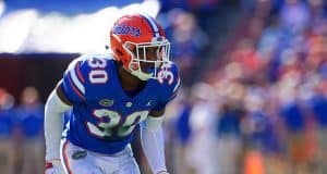 Florida Gators safety Amari Burney during the first half as the Florida Gators defeat tne Idaho Vandals 63-10 - Florida Gators Football - 1280x853