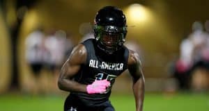 Florida Gators defensive back target Kaiir Elam at Under Armour practice- 1280x853