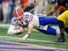 Florida Gators quarterback Feleipe Franks dives for a touchdown against Michigan-1280x853