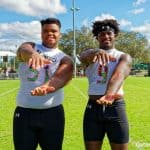 Florida Gators tight end signee Keon Zipperer and offensive line signee Deyavie Hammond-1280x852
