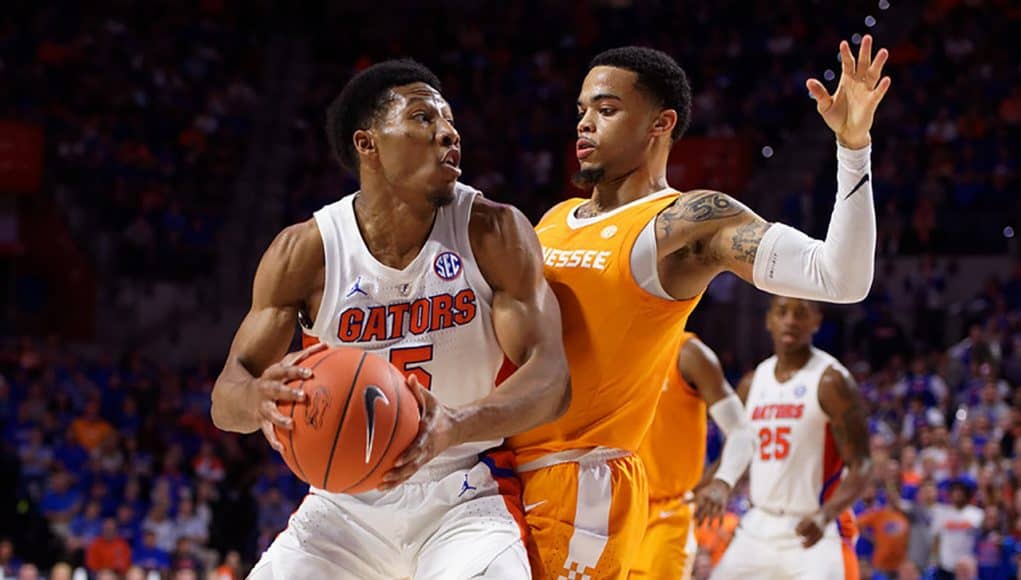 KeVaughn Allen in the second half as the Florida Gators fall to Tennessee - Florida Gators Basketball - 1280x854