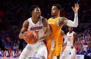 KeVaughn Allen in the second half as the Florida Gators fall to Tennessee - Florida Gators Basketball - 1280x854