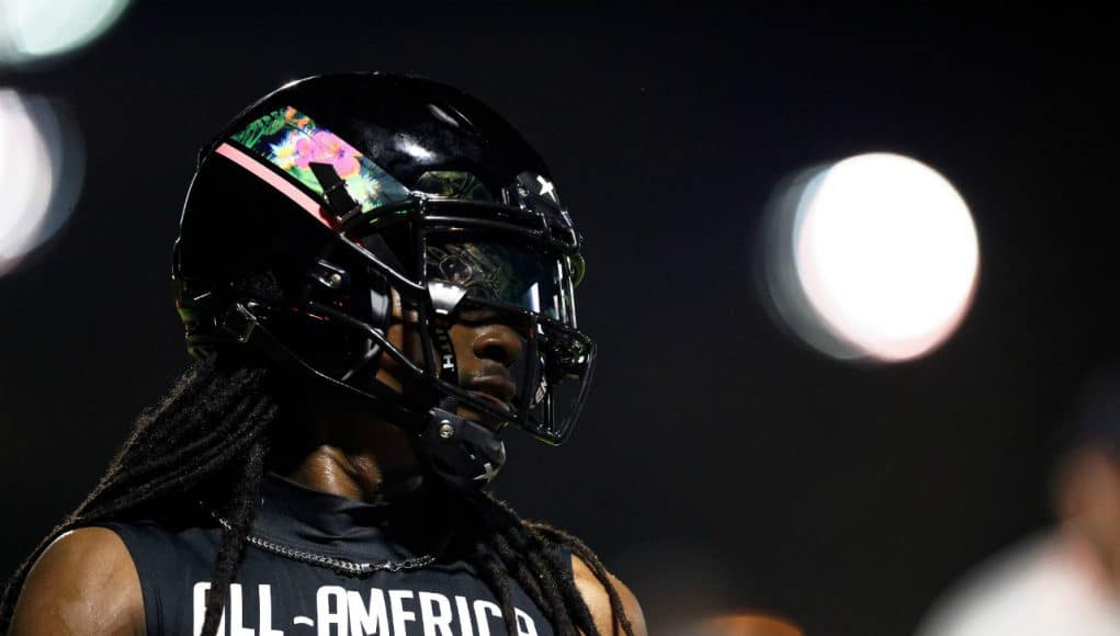 Florida Gators defensive back target Akeem Dent at Under Armour practice-1280x853