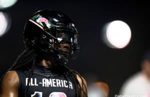 Florida Gators defensive back target Akeem Dent at Under Armour practice-1280x853