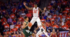 Keith Stone defends against Michigan State at home - Florida Gators basketball- 1280x853