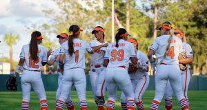 Florida Gators softball defeats Jacksonville Florida Gators Softball warms up before home opener in 2019- 1280x853