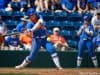 Florida Gators catcher Kendyl Lindaman hits against Illinois State- 1280x853