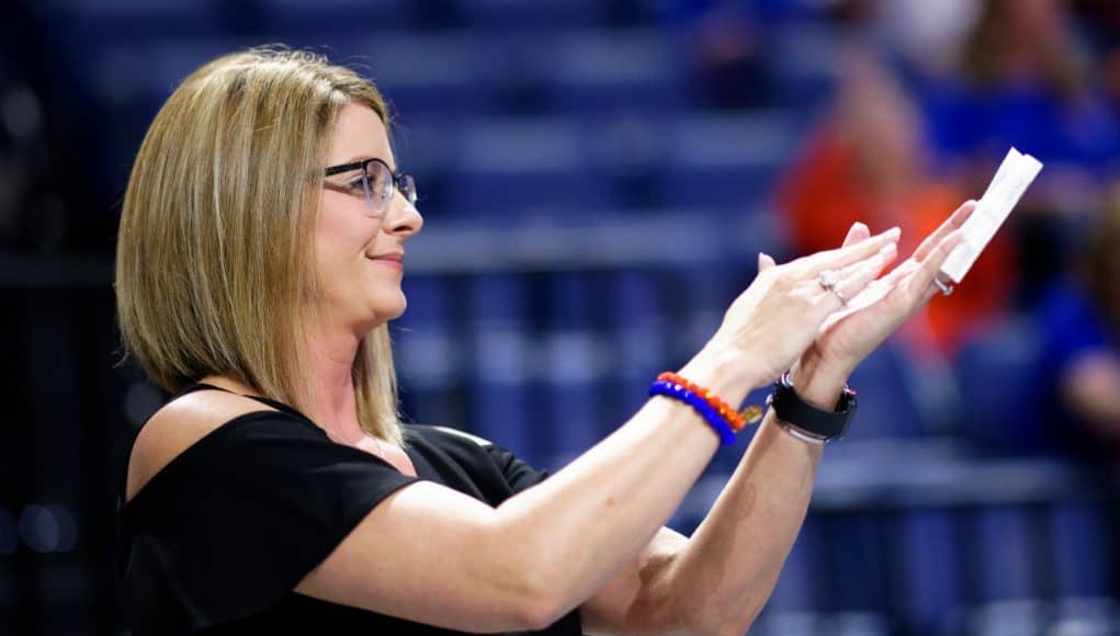 Florida Gators gymnastics head coach Jenny Rowland- 1280x852