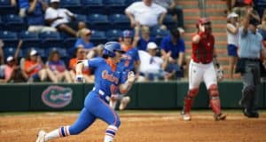 Photo Gallery: Florida Gators softball defeats Illinois State Florida Gators outfielder Alex Voss hits a home run against Illinois State- 1280x853