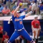 Florida Gators pitcher Natalie Lugo pitches in 2019- 1280x853