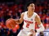 Florida Gators point guard Andrew Nembhard handles the ball against Michigan State - 1280x853