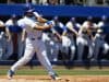 University of Florida designated hitter Nelson Maldonado singles against the Auburn Tigers in the Super Regional- Florida Gators baseball- 1280x853