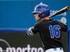University of Florida right fielder Wil Dalton watches from the on deck circle during the Florida Gators opening night win over Long Beach State- Florida Gators baseball- 1280x853