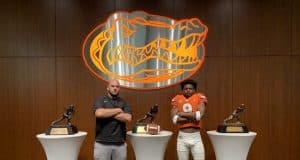 Florida Gators defensive end commit Morven Joseph at Florida junior day- 1280x960