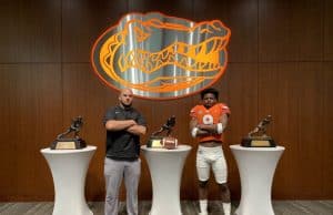 Florida Gators defensive end commit Morven Joseph at Florida junior day- 1280x960