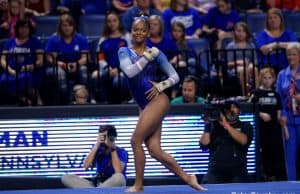 Florida Gators gymnast Trinity Thomas competes in 2019- 1280x853