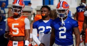 Florida Gators running back Lamical Perine and quarterback Emory Jones- 1280x853