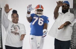 Kentucky offensive line commit Richard Leonard visiting the Florida Gators- 1280x1337