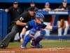 University of Florida catcher Brady Smith during game action against Long Beach State on opening weekend- Florida Gators baseball- 1280x853