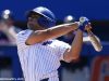 University of Florida designated hitter Nelson Maldonado watches a ball fly into the outfield for a single in the Gainesville Super Regional- Florida Gators baseball- 1280x853