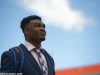 University of Florida linebacker Kylan Johnson walks to the locker room before the Florida Gators game with LSU in 2018- Florida Gators football- 1280x853