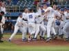 University of Florida first baseman Jordan Butler touches home after a three-run home run to walk off against South Carolina- Florida Gators baseball- 1280x846