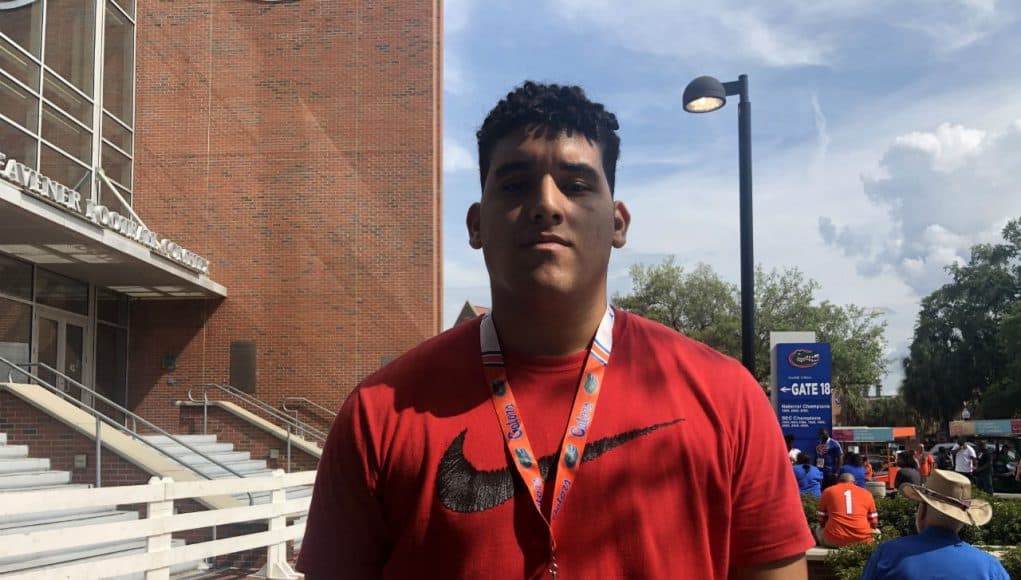 Florida Gators offensive line target Marlon Martinez visiting Gainesville- 1280x960