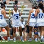 Florida Gators lacrosse midfielder Caroline Benitez scores in 2019- 1280x853