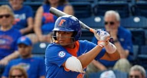Matthews pushes Florida Gators softball past South Carolina Florida Gators softball utility player Jordan Matthews hits in 2019-1280x853
