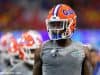 University of Florida defensive back Brian Edwards warms up before the Florida Gators game against Michigan in the Peach Bowl- Florida Gators football- 1280x853