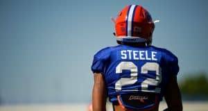 University of Florida defensive back Chris Steele during the Florida Gators sixth spring practice- Florida Gators football- 1280x854