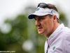 University of Florida head coach Dan Mullen looks on as his team practice during spring camp- Florida Gators football- 1280x853