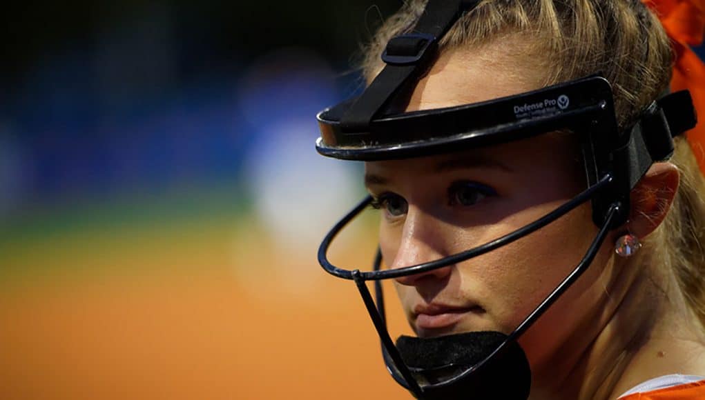 Florida Gators softball pitcher Kelly Barnhill in a win over Texas A&M - Florida Gators softball - 1280x853