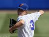 University of Florida pitcher Jack Leftwich throws against the Auburn Tigers in the 2018 Gainesville Super Regional- Florida Gators baseball- 1280x853
