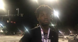2021 receiver Trevonte Rucker visiting the Florida Gators- 1280x960