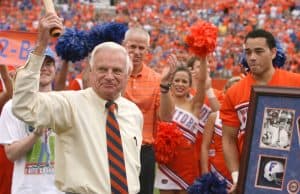 George Edmondson honored before a win over Kentucky in 2008- Florida Gators football- 1280