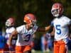 University of Florida defensive backs Marco Wilson and C.J. Henderson going through drills during spring camp- Florida Gators football- 1280x853