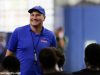 University of Florida head coach Dan Mullen addresses campers before Friday Night Lights begins - Florida Gators football- 1280x853