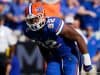 Florida Gators defensive lineman Jabari Zuniga lines up against LSU - Florida Gators football - 1280x854