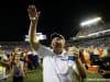 Florida Gators head coach Dan Mullen celebrates after knocking off Miami- 1280x853