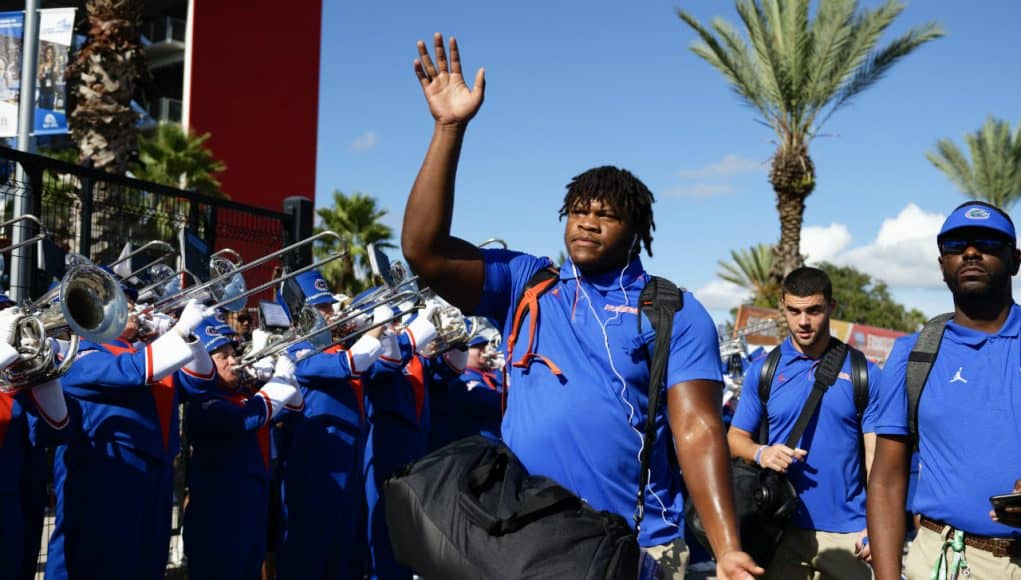 Florida Gators offensive lineman Nick Buchanan (66)-Florida Gators vs Miami Hurricanes 2019-8-24-2019-031- 1280x853