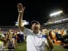 University of Florida head coach Dan Mullen celebrates the Florida Gators 24-20 win over Miami- Florida Gators football-1280x853