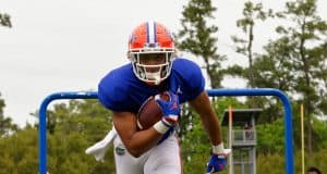 University of Florida running back Malik Davis goes through drills during spring camp- Florida Gators football- 1280x1280