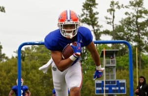 University of Florida running back Malik Davis goes through drills during spring camp- Florida Gators football- 1280x1280