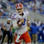 Florida Gators QB Feleipe Franks runs against Kentucky- 1280x936