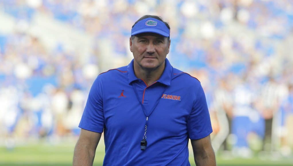 Florida Gators head coach Dan Mullen against Kentucky- 1280x900